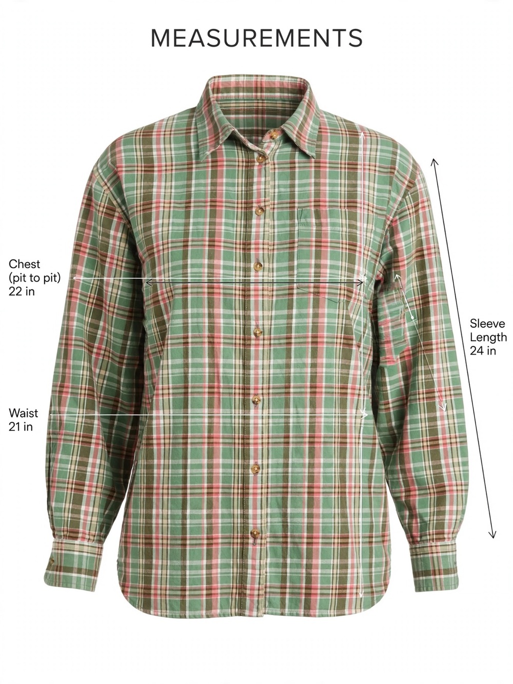 Ralph Lauren Green and pink Plaid Button-Down Shirt - Picture 2 of 6